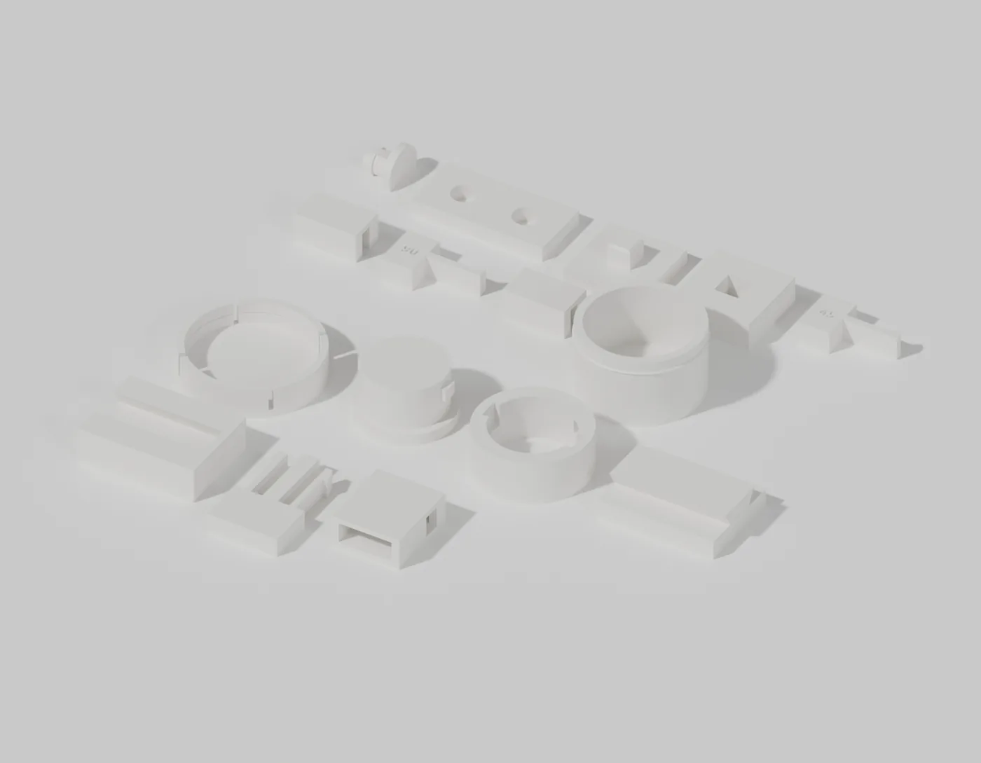 Locking joint test parts